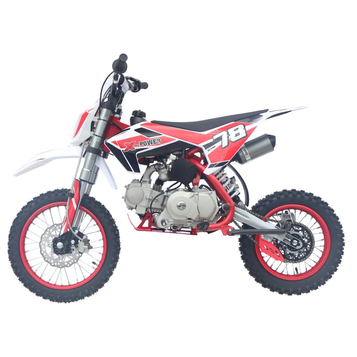 D7-18 Off-road Motorcycles Motorbike Cross Pocket Bike Pit Bike 4 Stroke Engine Gas 125cc Dirt Bike for Sale