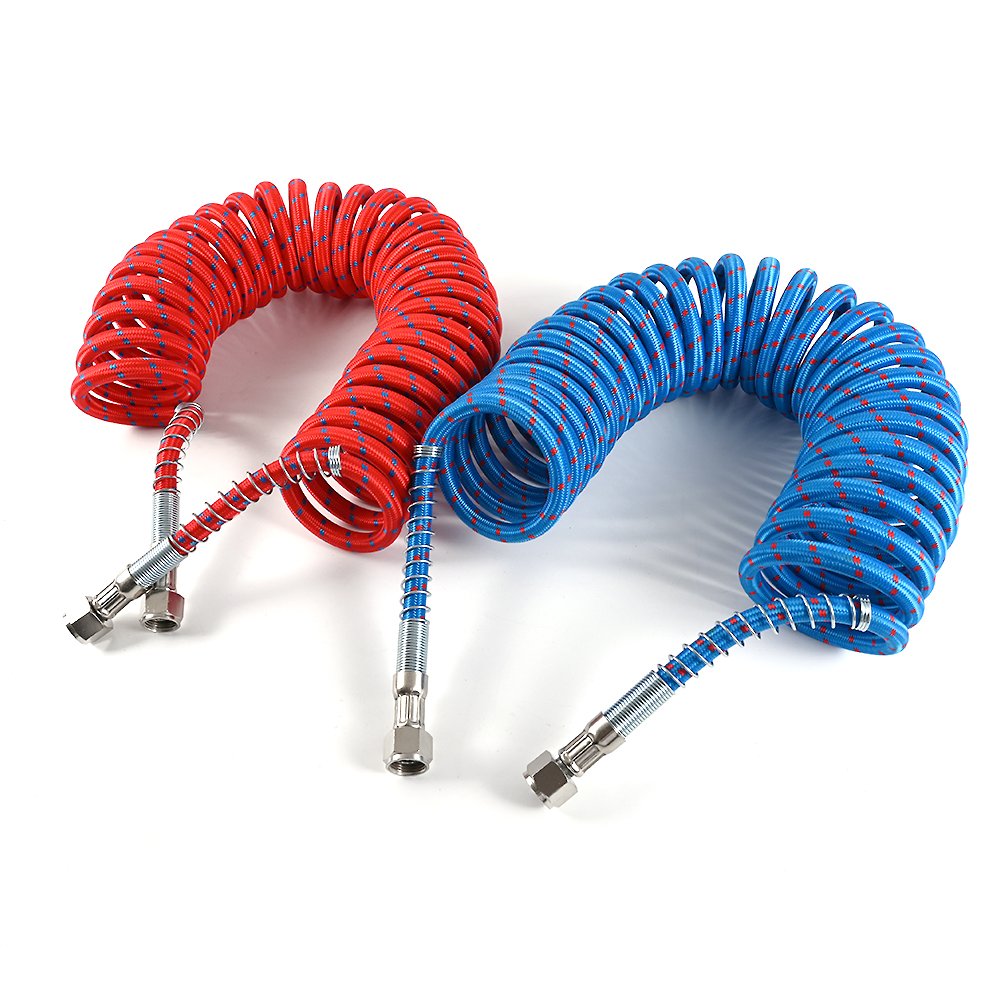 High Quality Pneumatic Air Pipe Helical Tube Set Flexible Spiral Truck Trailer Air Brake Coil Hose