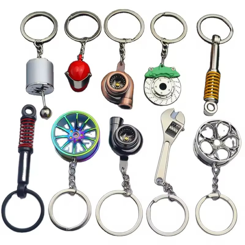 XunXin Factory Custom Car Accessory Keyring Car Accessory Keyring Auto Parts Keychain for Mechanic Gift and Car Enthusiast