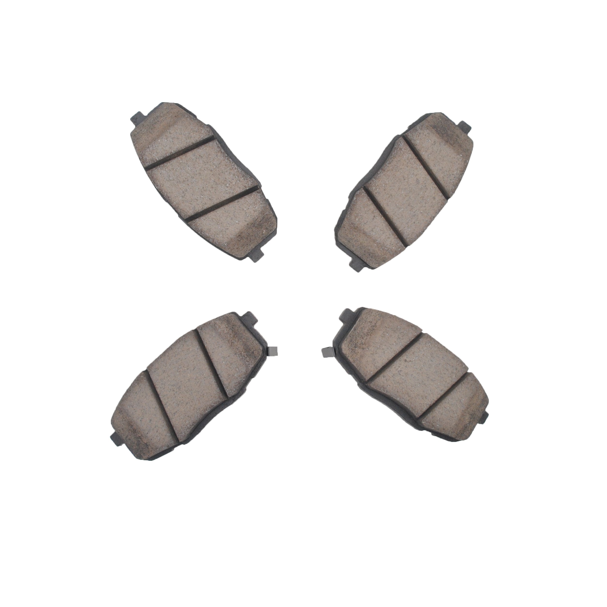 China Factory Supply Non-Asbestos NAO Brake Pads for Cars Anti-Lock Technology with CE D1397 for Electric Scooters