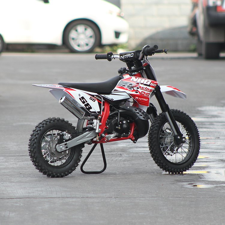 Double Hydraulic Brake Kick Start Single Cylinder air Cooled Engine 49cc 50cc 2 Stroke Dirt Bike