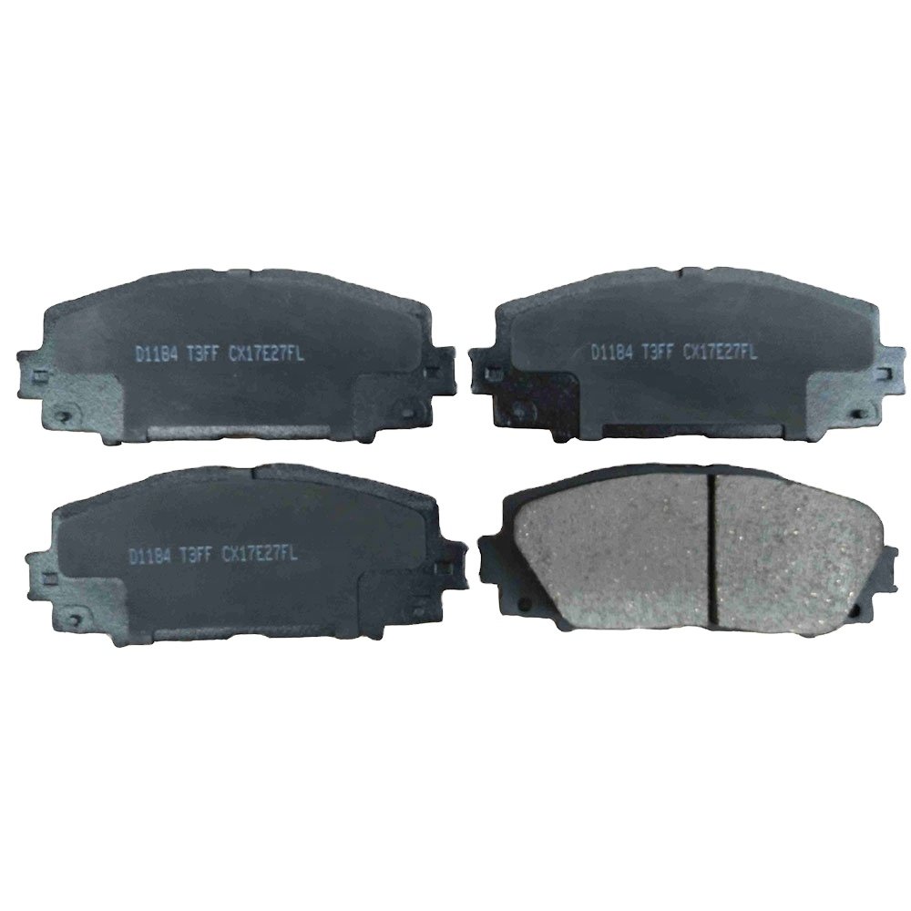 D1184 Auto Brake Pads Manufacturers Wholesale Car Ceramic Brakes Pad for Toyota Pastilla De Freno 04465-52180