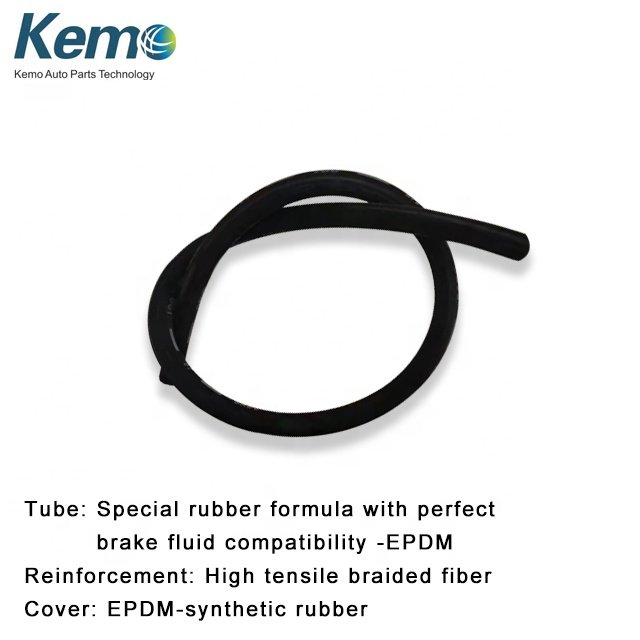 China KEMO Factory Auto Brake Hose Flexible Rubber Hose SAE J1401 Auto Brake Hose for Car