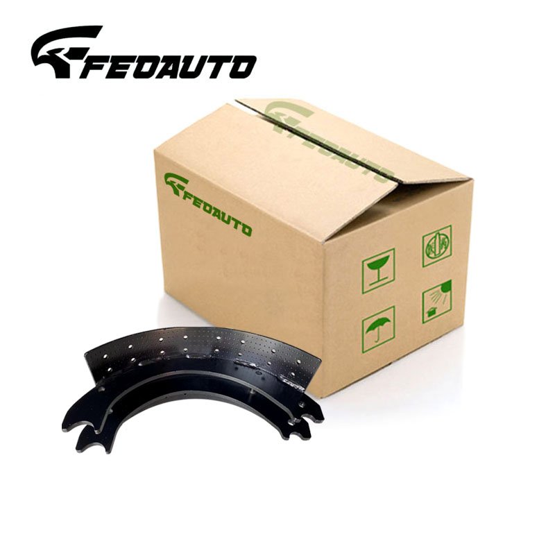 Chinese Factory Trailer Axle Parts Brake Lining Brake Shoes WVA 4707