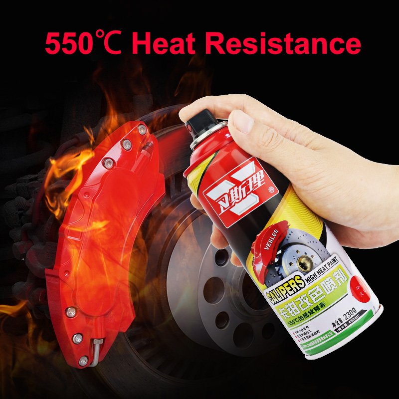 Multi-colors Excellent Protection Effect Heat Resistance Metallic High Heat Caliper Spray Paint