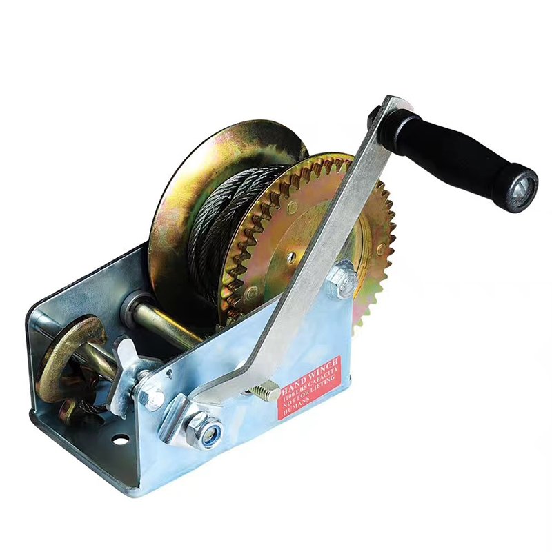 Steel Manual Winch Two-way Non Self-locking Winch Hoist Environmental Protection Small Crane Sewage Plant