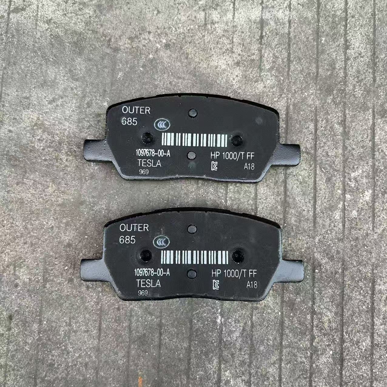 Front Disc Brake Pads for Tesla Model X and Brake Disc 1097416-00-A 1055066-00-C Brand New Made in China