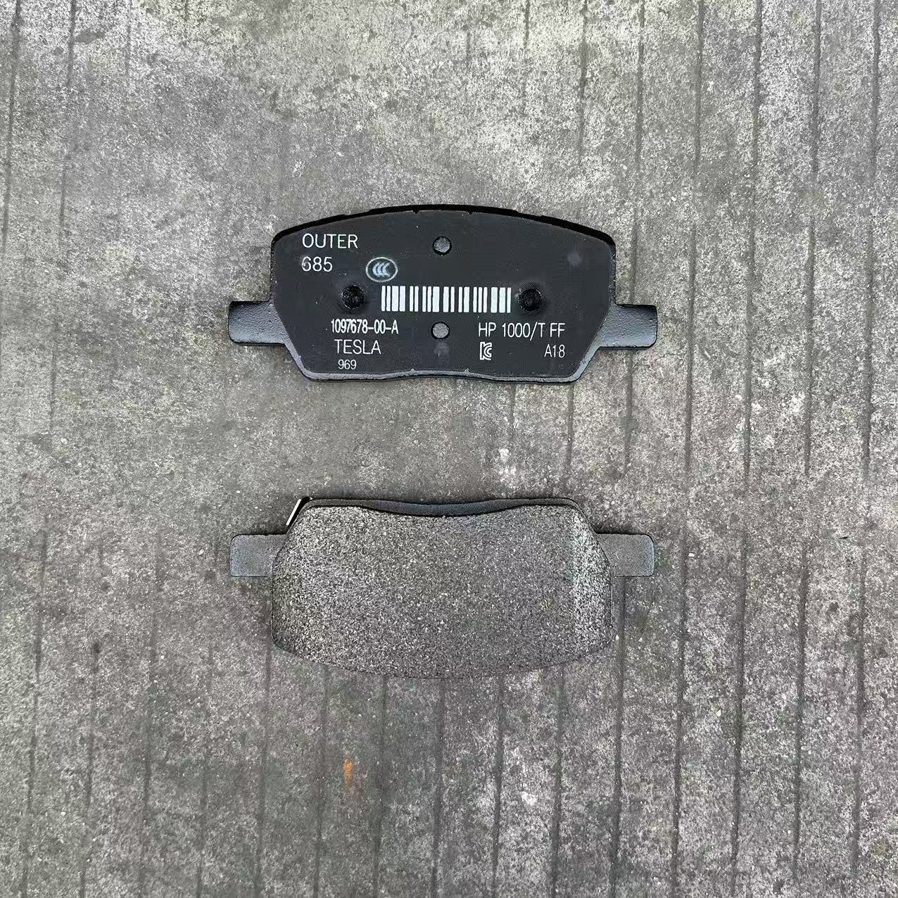 Front Disc Brake Pads for Tesla Model X and Brake Disc 1097416-00-A 1055066-00-C Brand New Made in China