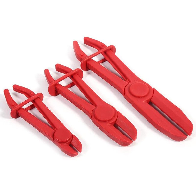 Plastic Hose Clamp Pliers Straight 90 Angled for Brake Fuel Coolant Radiator Hose Gas Line
