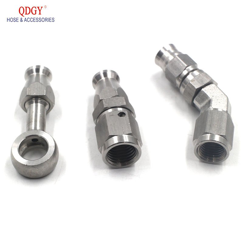 Auto Brake Hoses with Hydraulic Front and Rear Brake Line Fuel Brake Hose Flaring Conduit Fitting Copper Pad Sleeve and Bolt