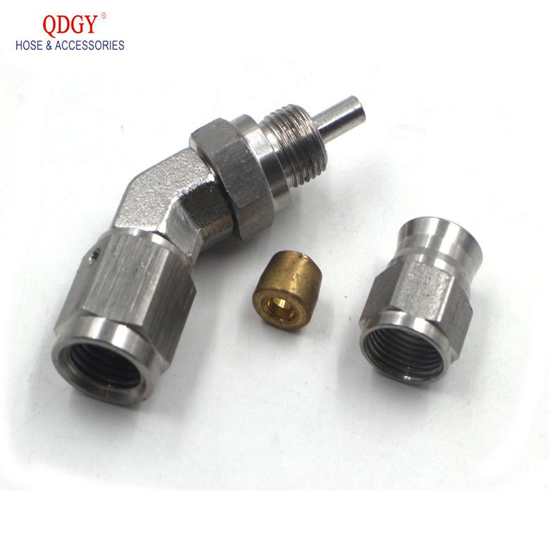 Auto Brake Hoses with Hydraulic Front and Rear Brake Line Fuel Brake Hose Flaring Conduit Fitting Copper Pad Sleeve and Bolt