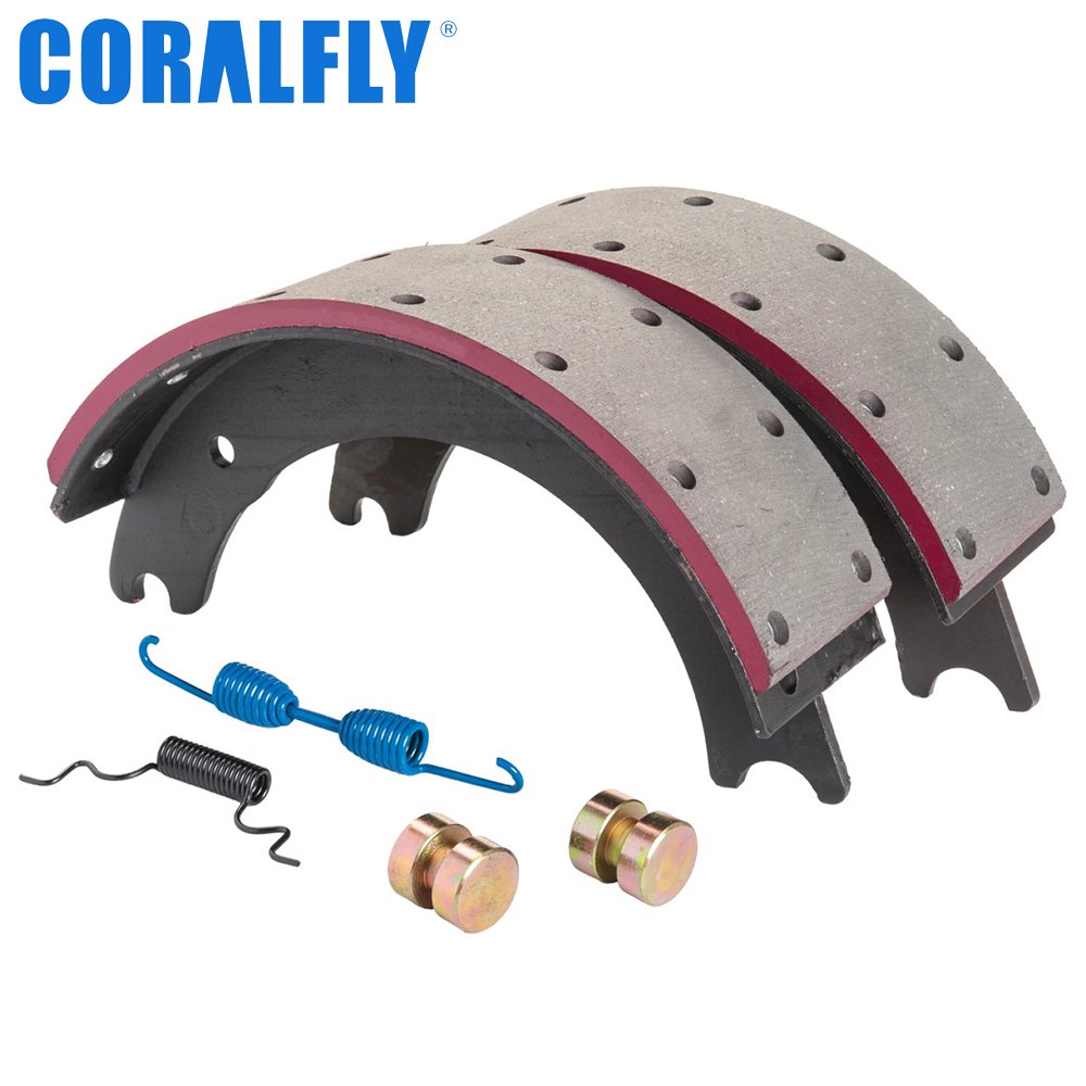 Coralfly Direct Sales Reasonable Price Drum 1308 Truck Brake Shoe Lining for Isuzu Truck