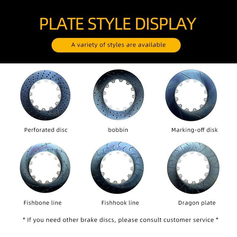 Upgrade Car Brake Kits 9040 355mm 362mm 380mm.6 Pistions by Forging 18 Inches Brake Disc Racing Modified Brake Calipers Kits
