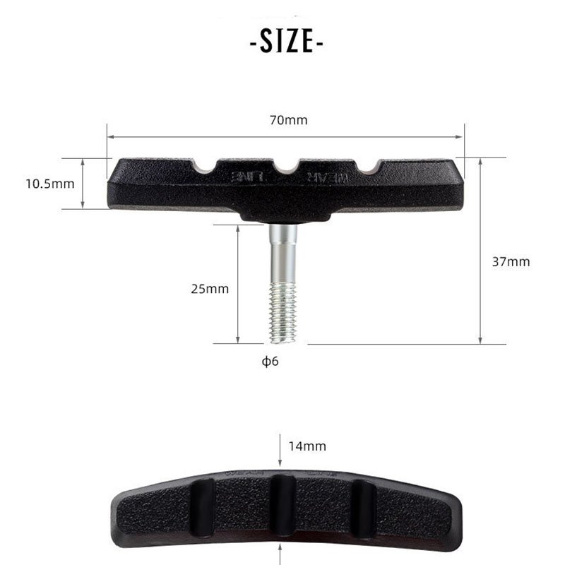 High Quality MTB Road Bike Friction Rim Brake Pads Toopre Bicycle V Brake Pads