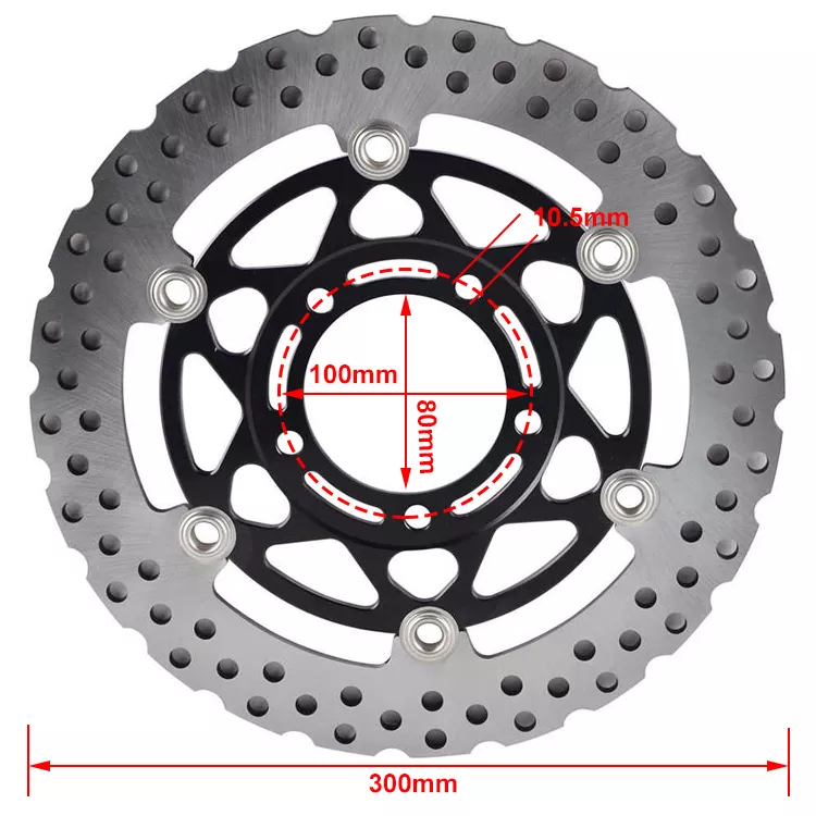 Motorcycle Disc Floating Disc Brake for Kawasaki ER6F 650 ER6N Naked Bike KLE650 Versys Z750