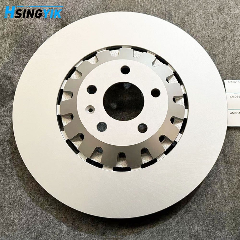 Hsingyik 4M0615301AS 4M0615301AD Front Brake Rotor for Audi Q7 A7 Sportback A8 Brake Disk