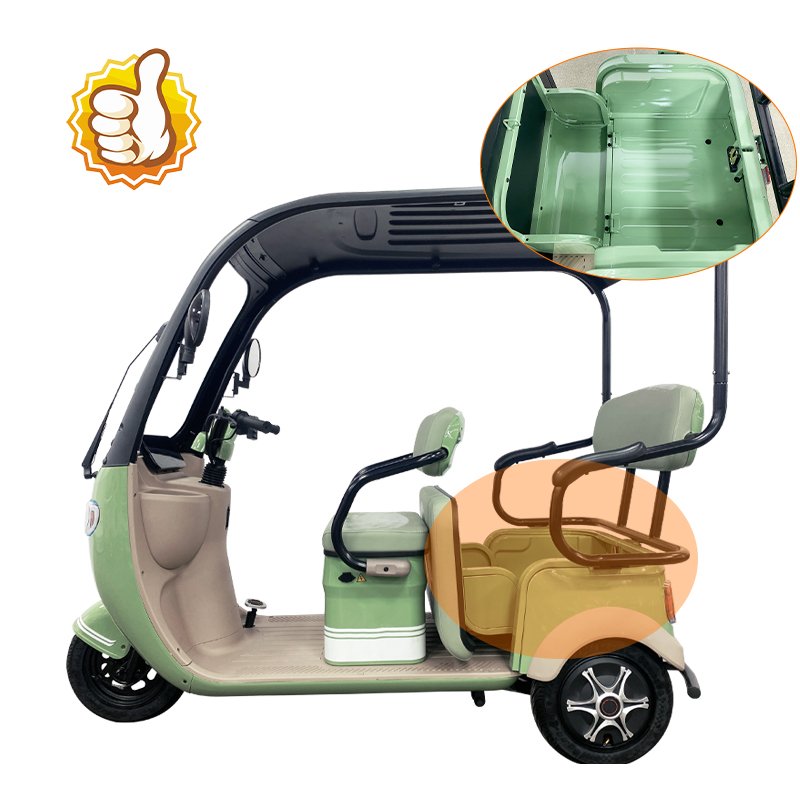2024 New Electric Tricycles for Passengers New Model Electric Tricycle Taxi Best Sell Tuk Tuk for Sale