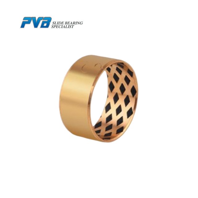 831/10287 Kingpost 1CX Solid Lubricated LD Bronze Bushing MBZ-B09 CuSn8 Sliding Rolled Flange COM-M092 Wrapped Bronze Bearing