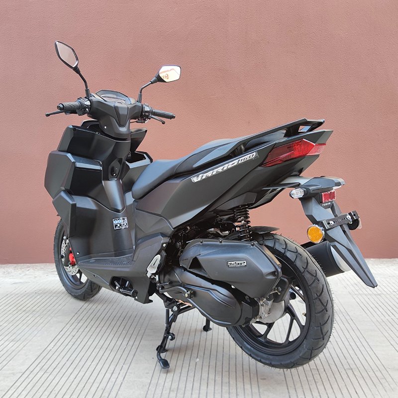 Hot Selling 150cc Gasoline Moped & 150cc Gas Scooter Fast Speed Two-Wheel Motorcycle with 4 Stroke Engine Drum & Disc Brake