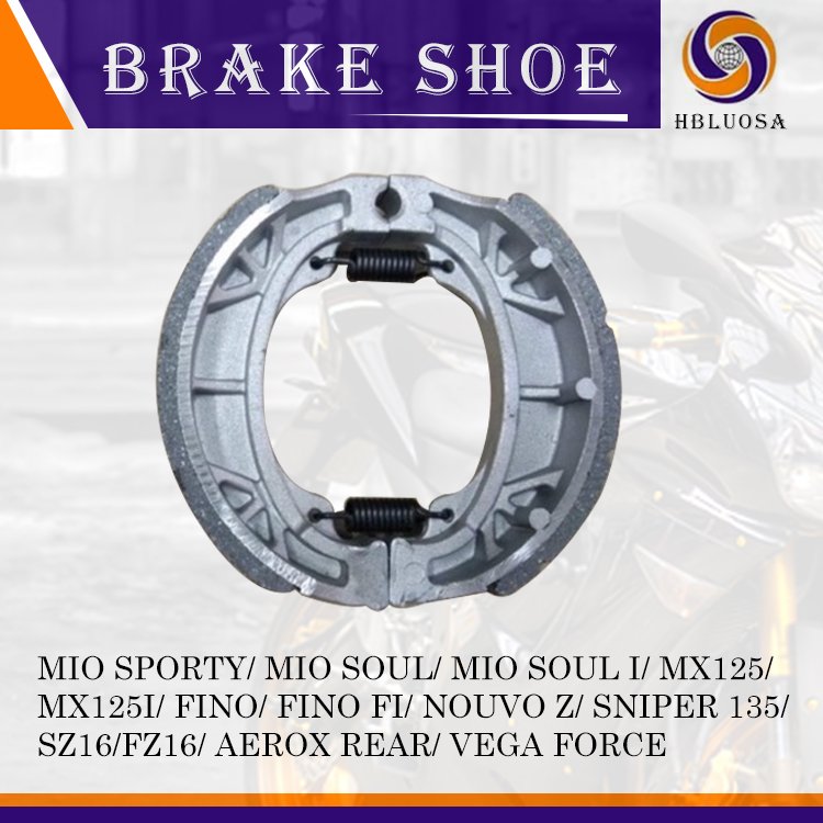 Wholesale High Quality Motorcycle Brake Shoe Motorcycle Spare Brake Shoe Durable