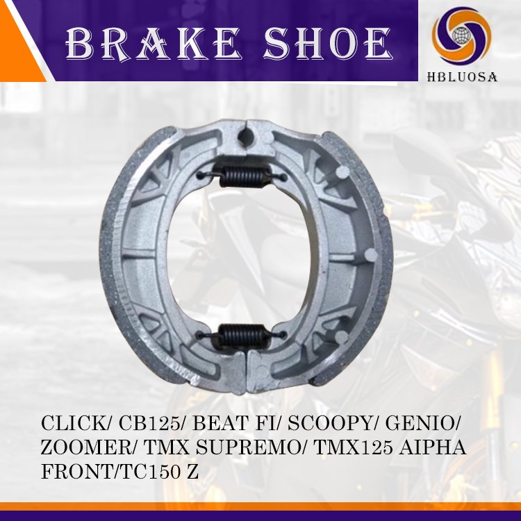 Wholesale High Quality Motorcycle Brake Shoe Motorcycle Spare Brake Shoe Durable