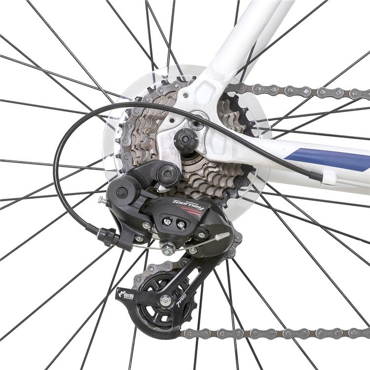 JOYKIE White/Black 14speed 700c Men'S Road Bike Aluminum Frame Racing Bicycle