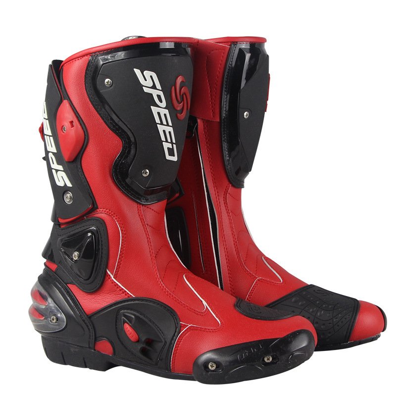 New Professional Motocross Riding Boots Children Young Men Motorcycle Motorbike Racing Shoe Cool Shoes for Boys and Girl