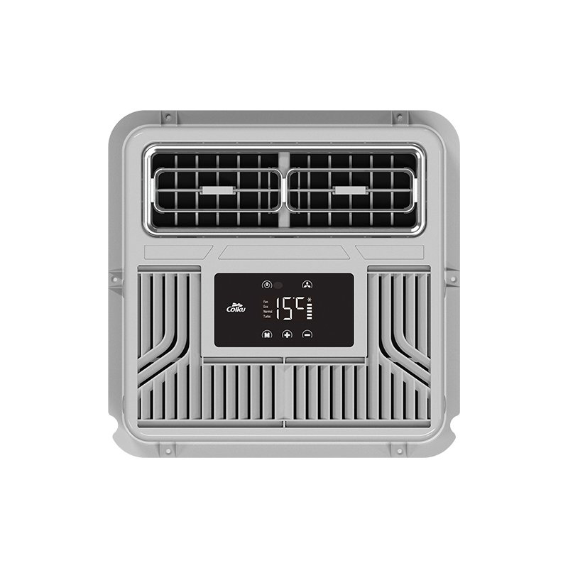 24V DC Auto Parking Air Conditioner 7480 BTU Truck Cab AC with Electric Compressor