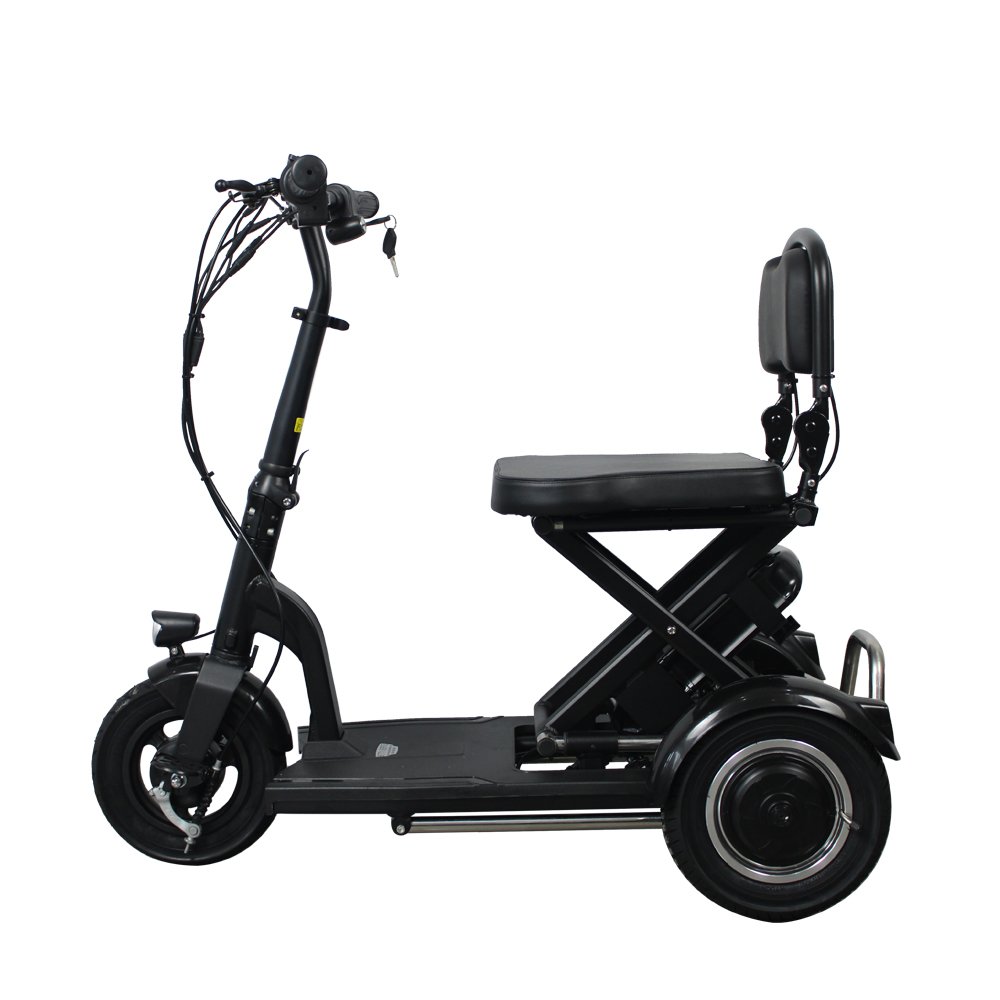 Durable Mobility Scooter 3 Wheel Electric Scooter 48V 300W 7.8Ah Foldable Electric Scooter for Elderly and Disabled Adults