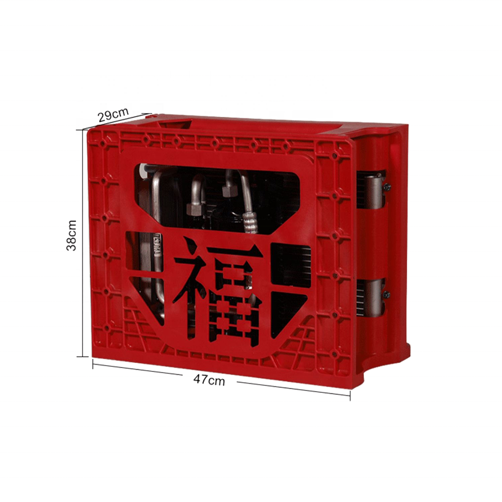 AC.161.071.01 Sightseeing Car Caravan Truck Red 12 Volt Air Conditioning Split 24 Voltage Parking Cooler Electric Battery AC