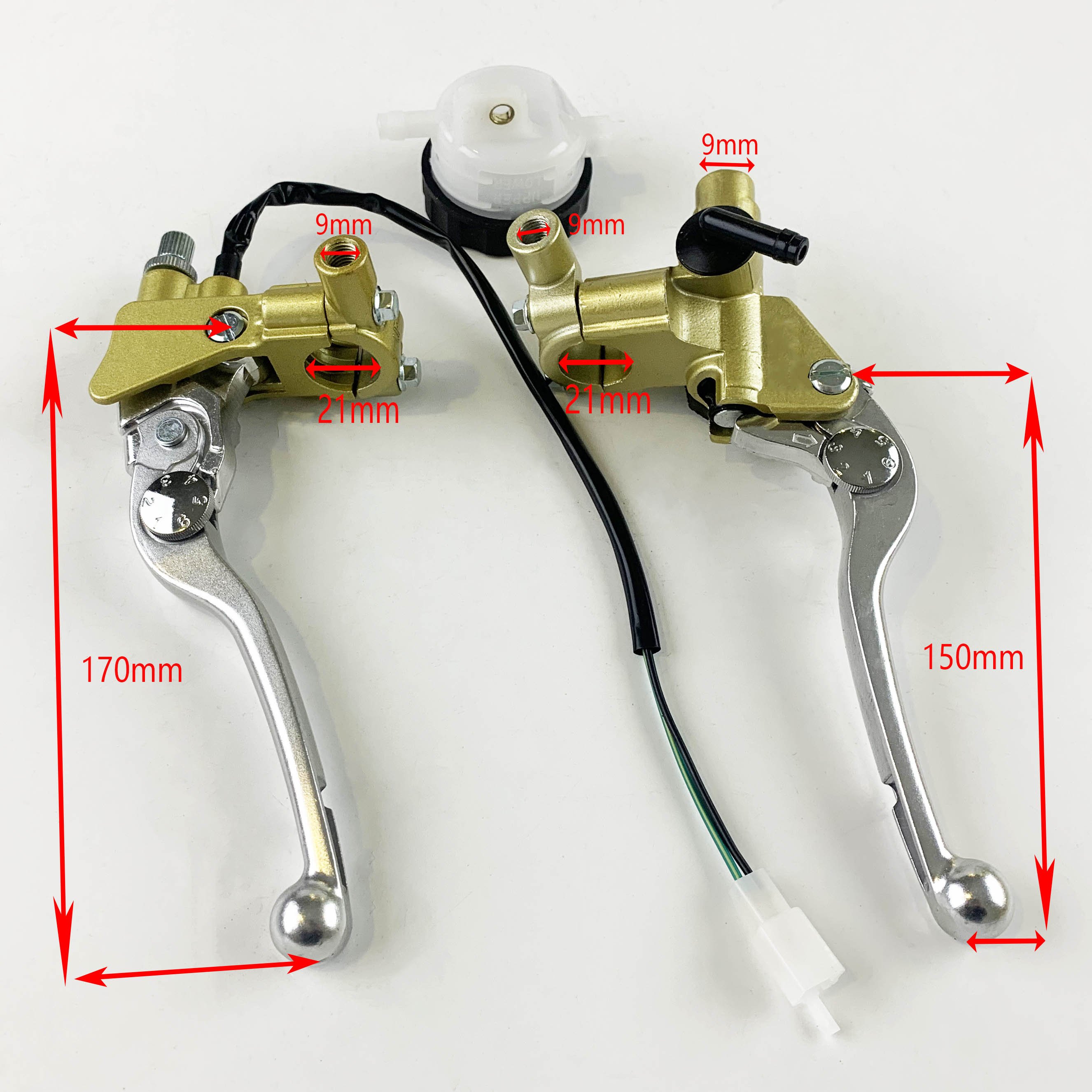 High Quality Motorcycle Hydraulic Brake Pump Mounting Hole Hydraulic Brake Clutch Lever Parts