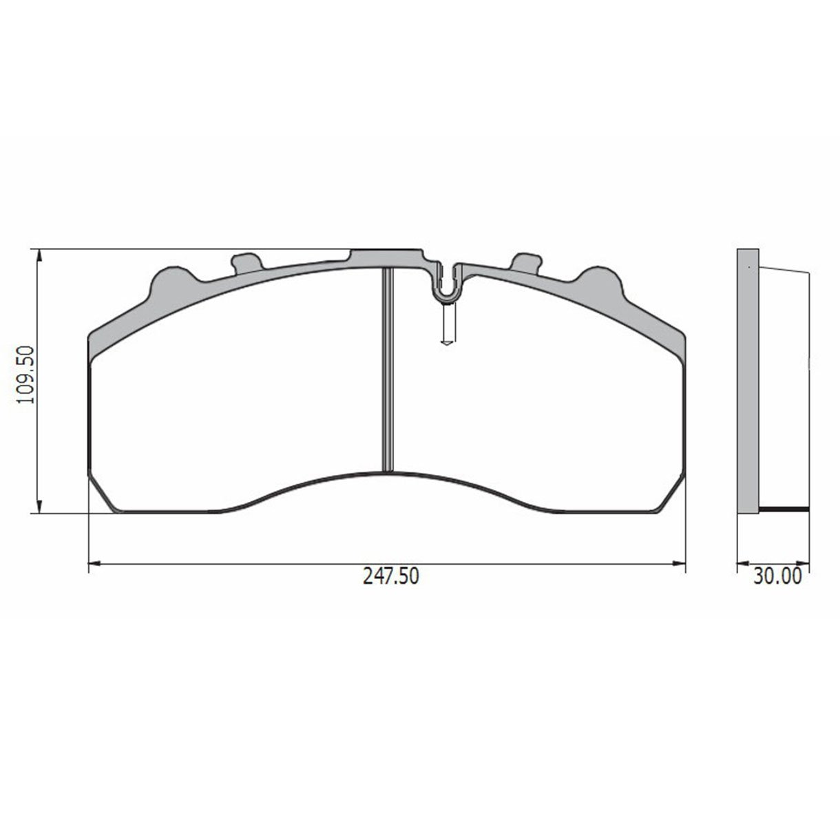 WVA 29253 WVA 29278 for Actros Atego Axor TGA TGM TGX Tgs Trakker STRALIS EuroTech XF CF FUTURA,truck Disc Brake Pad Kit