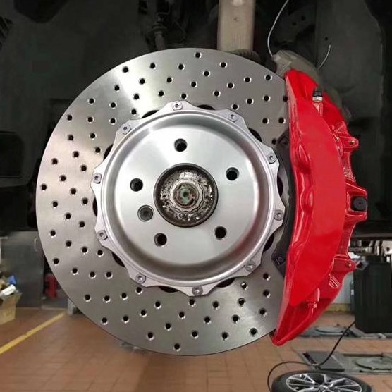 BBK 6 Piston Big Brake Kit 18 Inch Brake Caliper Upgrade Kit with Brake Disc 355mm - 405mm for Nissan R35 Audi RS5 Toyota GR