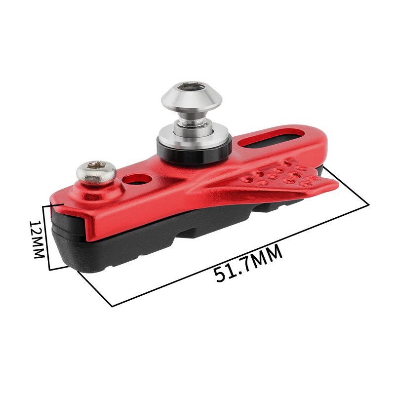 MUQZI MTB Road Bike C-brake Caliper Pads Rubber Aluminum Folding Bicycle Brake Caliper Shoes Block
