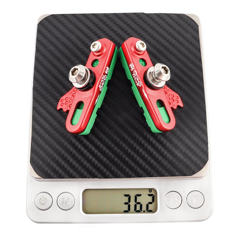 MUQZI MTB Road Bike C-brake Caliper Pads Rubber Aluminum Folding Bicycle Brake Caliper Shoes Block