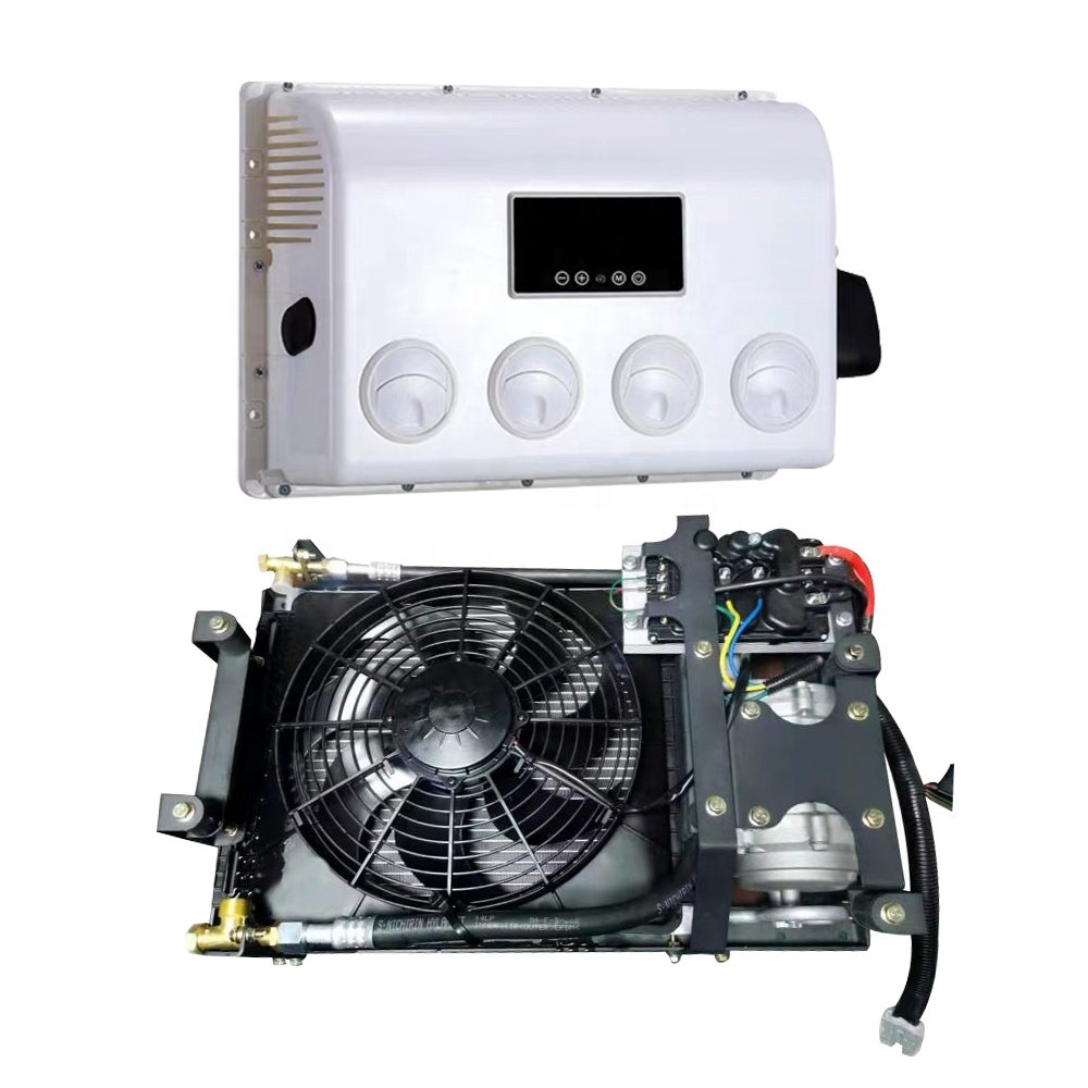 ACTECmax DC 48V RV Air Conditioning Ambulance Parking Cooler AC.161.075 Auto Electric Travel 12V Semi Truck Air Conditioner