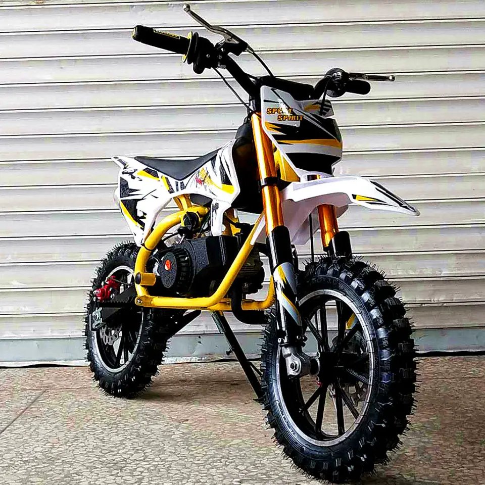 Factory Direct Sales High Quality 49cc 2 Stroke Motorcycle Kids Dirt Bike