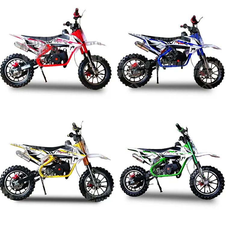 Factory Direct Sales High Quality 49cc 2 Stroke Motorcycle Kids Dirt Bike
