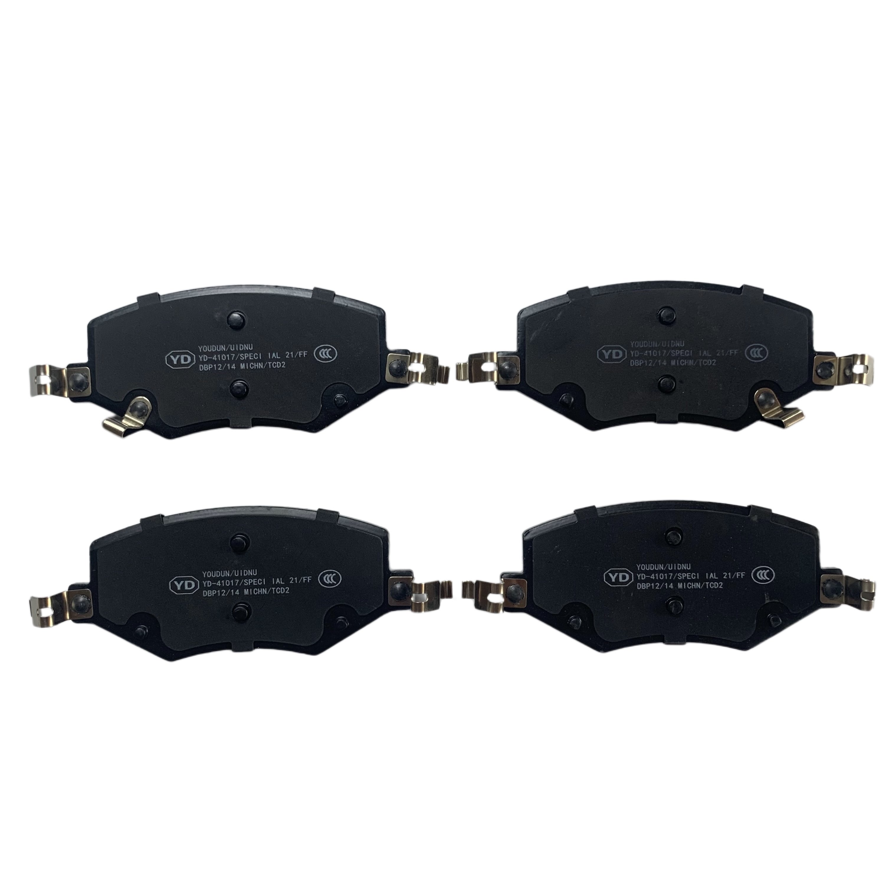 YD-41017 for JAC J7/JS4/JS6 Front Ceramic Front Brake Pads 3504100U7300F031 3503100U7300F011 3503100U7300F011