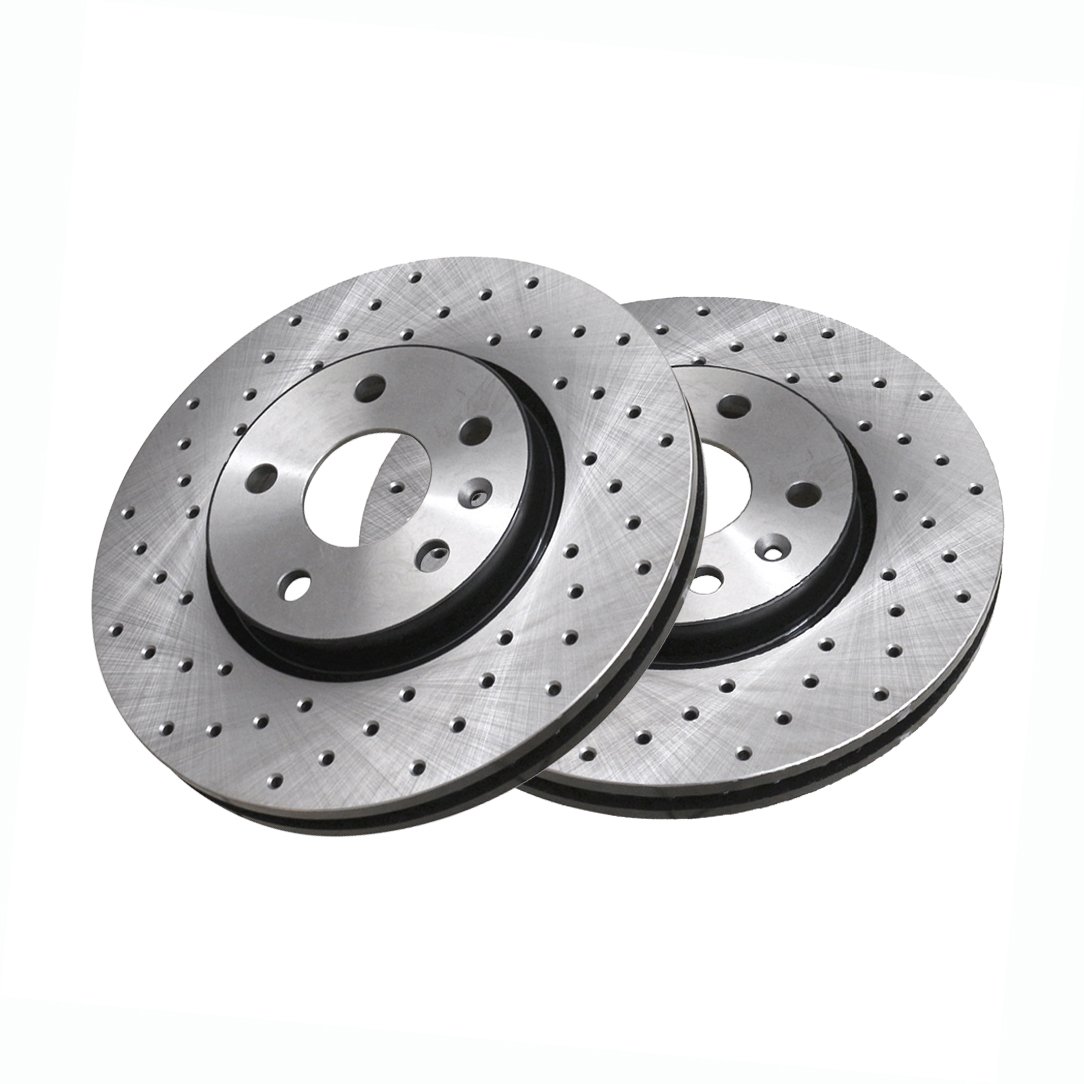 Uno Industrial G3000 Grey Iron Brake Disc Rotor Front Position for Fiat Punto Doblo Panda 500x Toyota with Comfort Features