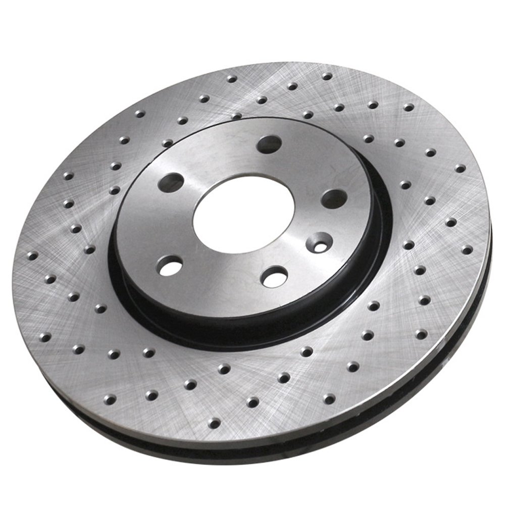 Uno Industrial G3000 Grey Iron Brake Disc Rotor Front Position for Fiat Punto Doblo Panda 500x Toyota with Comfort Features