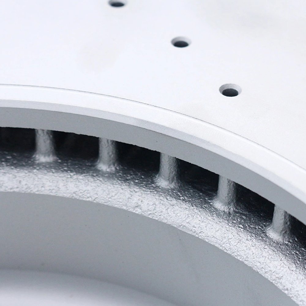 Uno Industrial G3000 Grey Iron Brake Disc Rotor Front Position for Fiat Punto Doblo Panda 500x Toyota with Comfort Features