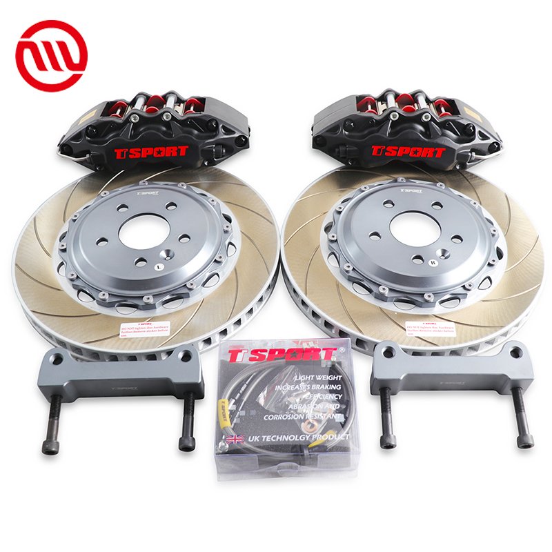 6 Piston 9040 Caliper High Performance Brake System Compatible with BMW Audi Mercedes Porsche Mustang Camaro
