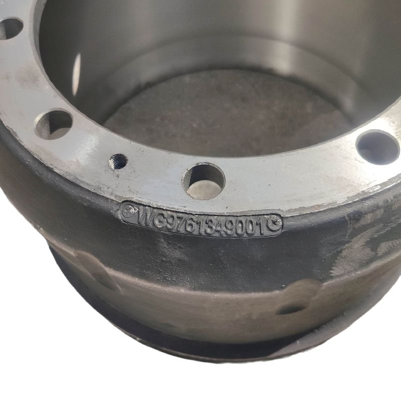 SINOTRUK HOWO SITRAK Explosion-proof Crack-resistant High Temperature High Carbon Rear Brake Drum WG9761349001 AZ9761349001
