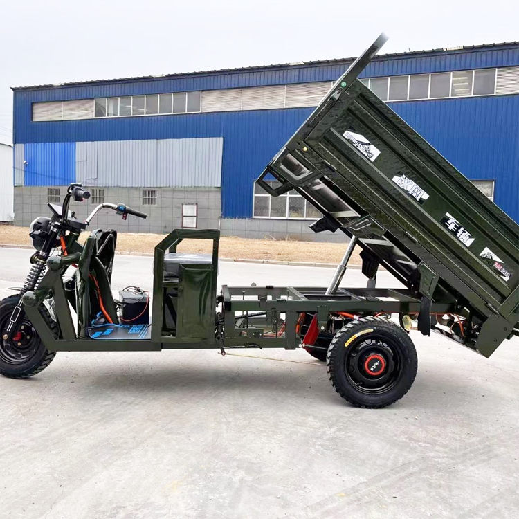 2024 New Produce Low Price High Quality Dumping Electric Tricycle 3 Wheels Cargo Electric Tricycle