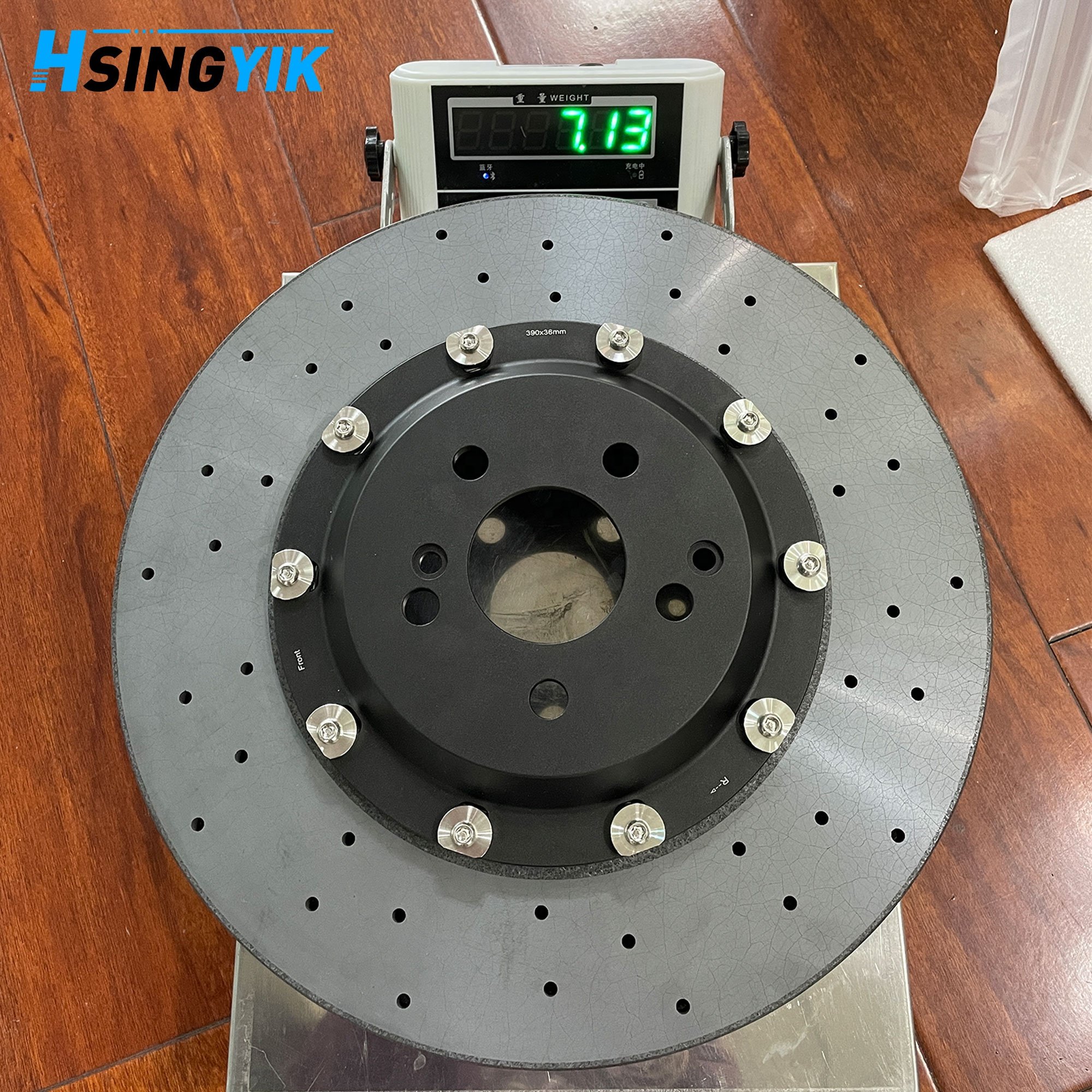 Front Rear Carbon Ceramic Brake Disc Rotors and Pad for Mercedes Benz AMG GT63 E63 C63 SL63 GLC63 390mm 360mm
