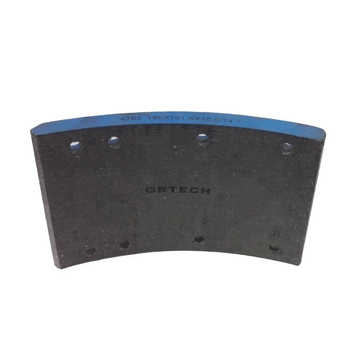 4702 Auto Brake System Truck Spare Parts Drum Brake Lining Manufacturing