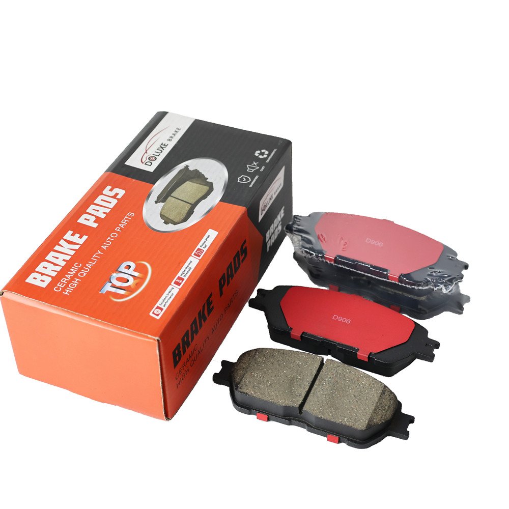 D906 Wholesale Pastillas De Freno Car Semi-Metal Ceramics Auto Disc Front Brake Pads for Toyota Car Brakes