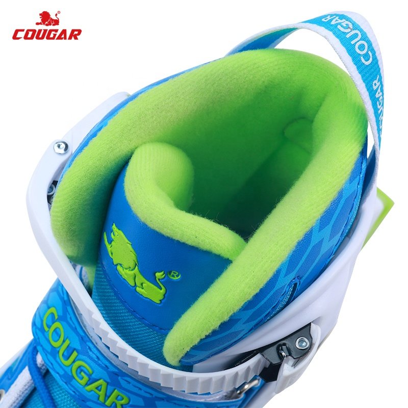 Cougar Skates Retractable Roller Flashing Skating Glitter Led Light up Wheel 4 Patines Adjustable Inline Skate Shoes for Youth