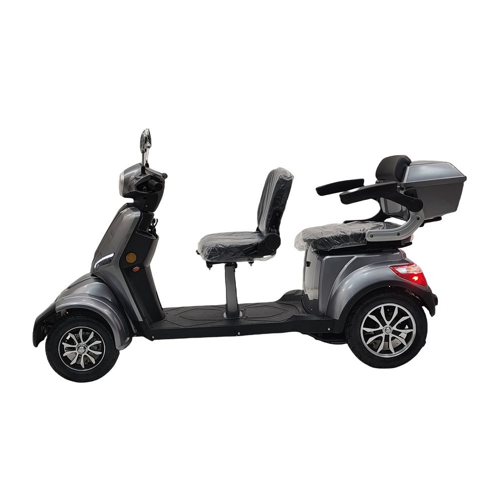 Good Quality Electric Powered 60 Volt 1000 Watts Two Seats 4 Wheel E Mobility Scooter Motorcycle for Adults